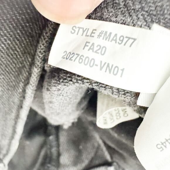 Madewell 10" High-Rise Skinny Denim Jeans Black Charcoal Wash Size 29 - Picture 8 of 9